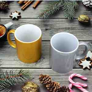 Manufacturer Wholesale Pearl <b>Light</b> Round-Handle Gold Silver Pearl-Luster Image-Coated Heat-Transfer Ceramic Mugs for Household - Product Image 5