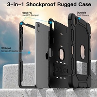 Étui de protection robuste et résistant aux chocs Azzsy avec support intégré pour stylet pour iPad 10,9 pouces 2022
