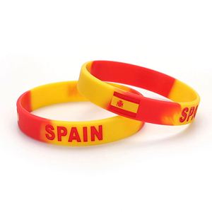 Pulsera con la Bandera Nacional para el 23º Torneo de Estados Unidos, México y Canadá. Venta al por Mayor de Pulseras de Silicona para Fanáticos - Product Image 3