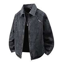 Veste en jean surdimensionnée pour homme, personnalisable à faible MOQ, nouvelle mode, design de créateur, technologie Stone Wash, 100% coton, ODM, bleu denim