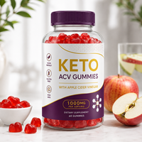 Complément Alimentaire pour Adultes en Gummies Saveur Pomme 1000mg OEM ODM Étiquette Privée Personnalisée Fabricant GMP