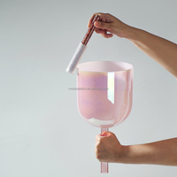 Bol chantant en cristal 432 Hz personnalisé, bol de guérison en quartz de haute qualité, instrument de guérison sonore pour la thérapie sonore