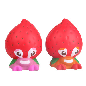 Juguete Antiestrés de Cangrejo Fresa, Bonito y Suave, de Plástico, Regalo Promocional - Product Image 1
