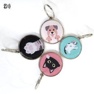 Biểu tượng tùy chỉnh/mã QR <span class=keywords><strong>RFID</strong></span> Pet Keychain ntag213 Ntag215 ntag216 kim loại cạnh Epoxy Pet ID tag - Product Image 6