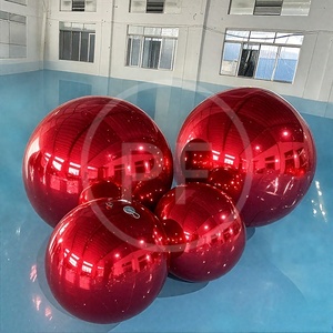 ลูกโป่งกระจกทรงกลมเป่าลมสีทองทรงกลมพองลมได้ลูกบอลกระจกทรงกลมสำหรับดิสโก้งานแต่งงานงานปาร์ตี้ตกแต่ง - Product Image 3