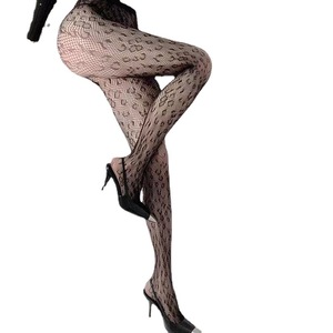 OEM New Diamond Vintage leopardato collant Jacquard dimagrante ritagliato in rete <span class=keywords><strong>calze</strong></span> collant nere <span class=keywords><strong>calze</strong></span> da donna - Product Image 1