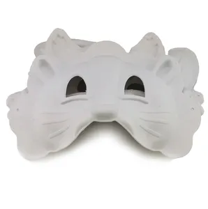 Masque de mascarade pour hommes et femmes masque de costume de fête romaine pour Renaissance Cosplay et déguisement masque de chat de renard de fête pour enfant