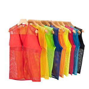 Chaleco de Voluntario Personalizado, Transpirable, de Malla de Poliéster, Unisex, Ropa de Trabajo para Repartidores con Impresión de Logotipo - Product Image 4