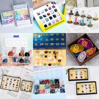 Kit DIY très demandé pour l'enseignement de la vulgarisation scientifique en géologie à l'école primaire : spécimen de gravier de cristal brut et de minerais mixtes