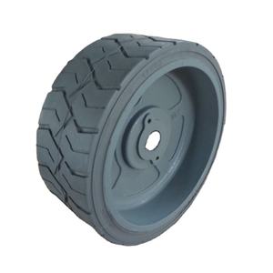 TOPOWER Marke Genie GS1930 Scheren hub Teile Nummer 105122 montieren Rad 12x4,5 Gummi Vollreifen - Product Image 2