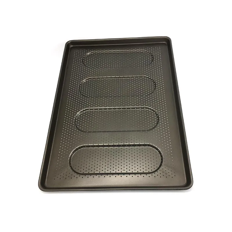 Custom Made PTFE Non Stick Aluminized Steel 24 Cups 4 Inch Hamburger Burger Bun  Baking Pan Trays - Buy Custom Made PTFE Non Stick Aluminized Steel 24 Cups  4 Inch Hamburger Burger