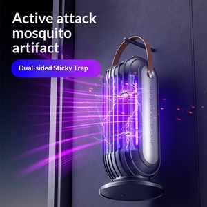 Lampe anti-moustiques électrique à détection de lumière, usage domestique, haute puissance, murale, lumière UV, indice IP33, veilleuse extérieure anti-<span class=keywords><strong>mouches</strong></span> - Product Image 2