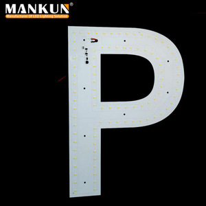 Lampe de nuit électronique en aluminium pour couples, bébés, lettres LED décoratives pour chambre à coucher, modules PCB, marque <span class=keywords><strong>Mankun</strong></span>, garantie 3 ans - Product Image 4