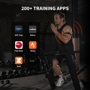 Monitor de Ritmo Cardíaco para Ciclismo y Running HW9 con Anillo de Cuero, Resistente al Agua, Zonas de Frecuencia Cardíaca/Calorías, Sensor HRM, Fitness, BLE5.0 ANT+ para Wahoo - Product Image 2