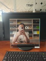 Cermin Pintar Kaca Tempered Solid Kustom untuk Dekorasi TV dan Kamar Mandi dengan Desain Modern
