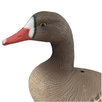 Shero Leurre de chasse Canard colvert en plastique EVA, moulé par soufflage, à mouvement électrique, mi-flottant, brun, coque en mousse intégrale, 0,35 kg
