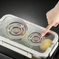 Boîte à bento étanche en acier inoxydable 304, conteneur alimentaire portable avec couvercle à date de fraîcheur, grande capacité sans BPA, boîte à lunch