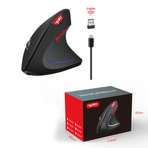 Precio de fábrica dos colores tela ABS HXSJ T22 2,4 Ghz ratón Vertical inalámbrico <span class=keywords><strong>pequeño</strong></span> diseño elegante ratón cómodo <span class=keywords><strong>para</strong></span> ordenador portátil PC - Product Image 3