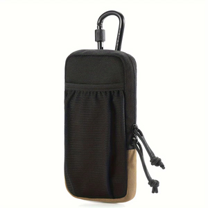 Sac de taille noir multifonctionnel pour sports de montagne et de randonnée en plein air, sac pour téléphone portable, sac de montagne en plein air, 1 pièce - Product Image 1
