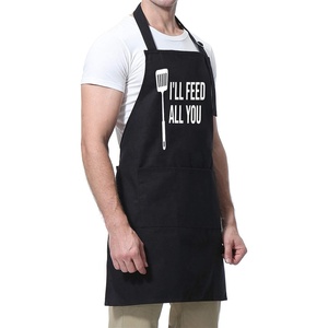Delantales de cocina de <span class=keywords><strong>chef</strong></span> de poliéster con logotipo personalizado al por mayor para tienda de uñas de flores salón café restaurantes delantal de cocina - Product Image 2