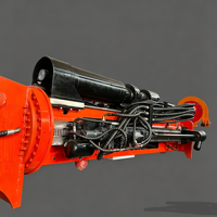 Accessoire de perforateur de roche hydraulique, compatible avec les excavatrices pour les opérations de carrière.
