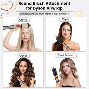 Accesorio de Cepillo Redondo Grande para Dar Volumen, Compatible con Dysn Airwrap HS01/HS05/HS08, Alisa, Riza y Agrega Volumen - Product Image 5