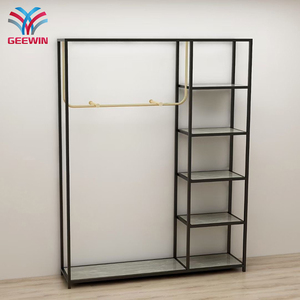 Một cửa hàng thiết kế đồ nội thất thép giá của cửa hàng bách hóa sắt Single Side <span class=keywords><strong>Pop</strong></span> <span class=keywords><strong>Up</strong></span> cửa hàng hiển thị quần áo vải quần áo - Product Image 4