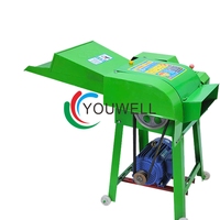 Broyeur de paille Youwell haute productivité avec une capacité de 0,4 à 1,2 tonne/heure pour la production d'aliments pour petits élevages