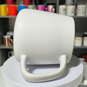 Customizable Logo Ceramic <b>Mug</b> 15oz Solid Color With Handle Gift Office Cup Nordic Style Minimalist Design - Product Image 2