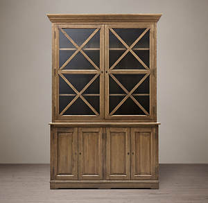 Bibliothèque américaine en bois massif Porte en verre rétro <span class=keywords><strong>Casier</strong></span> latéral pour le <span class=keywords><strong>d</strong></span>îner <span class=keywords><strong>Casier</strong></span> à vin à porte simple de fabrication française - Product Image 6