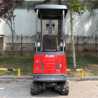 Mini-excavatrice hydraulique compacte certifiée CE, économique et fiable, avec moteur Yanmar, pompe et capacité de tranchage haute performance