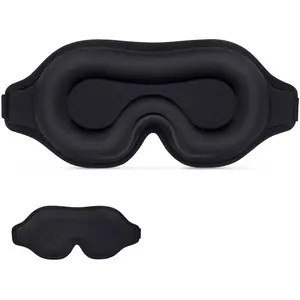 Custom hot sale spandex contoured cup blindfold travel night shift 3D sleep eye mask