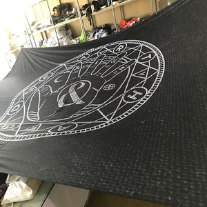 Bền 250D Ngọn Lửa Chống Cháy Ngoài Trời Ban Nhạc Buổi Hòa Nhạc Vải Tùy Chỉnh Biểu Ngữ Phông Nền - Product Image 6