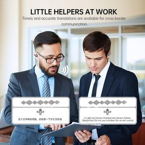 Écouteurs sans fil BT 5.4 avec <span class=keywords><strong>traduction</strong></span> linguistique IA, traducteur en temps réel pour 150 langues, écouteurs pour les affaires, nouveauté - Product Image 4
