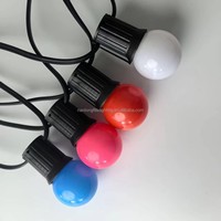 Nouvelle guirlande lumineuse LED en plastique étanche IP44 G45 E27 de 10 m avec 10 ampoules pour la décoration extérieure de Noël, de mariages et d'anniversaires