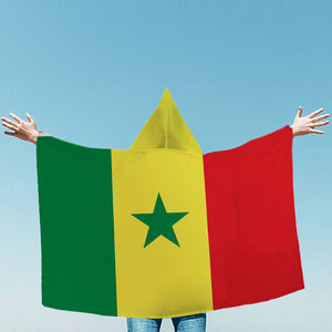 Drapeau du Sénégal avec capuche 3x5 pieds, bannière Lions de Teranga pour la Journée de l'Indépendance et les supporters de football - Product Image 4