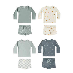 ملابس سباحة جديدة للأطفال لعام 2026، بدلة سباحة منفصلة بأكمام طويلة مطبوعة، مريحة وسريعة الجفاف وواقية من الشمس، ملابس شاطئ للأطفال - Product Image 5