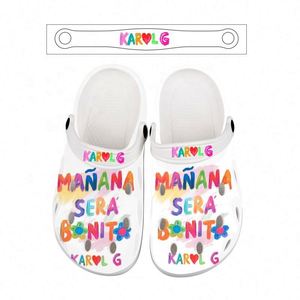 <span class=keywords><strong>Zuecos</strong></span> de diseño personalizado para hombre, sandalias de conejito <span class=keywords><strong>Karol</strong></span> <span class=keywords><strong>G</strong></span>, zapatos de <span class=keywords><strong>zuecos</strong></span> personalizados para niños, <span class=keywords><strong>zuecos</strong></span> estampados Unisex, zapatos de jardinería para hombre, 1 par - Product Image 2
