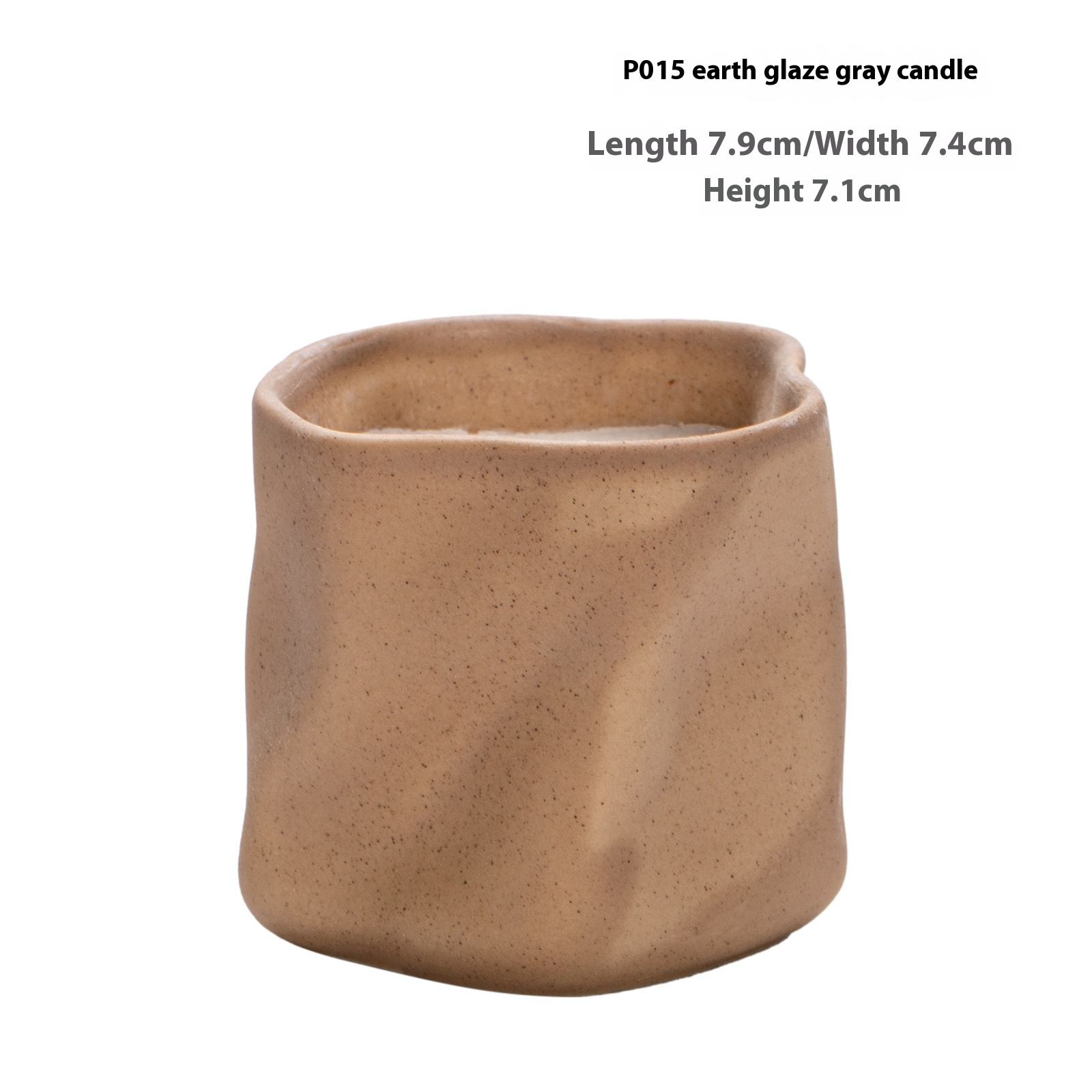 Brown empty without wax