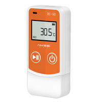 AIKESI RC-10/20 50/60 USB Temperature Humidity Data Logger OEM ODM for Cold Chain Food Freezer