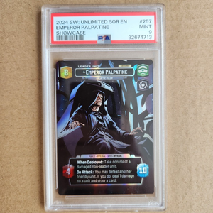 Présentoir de l'Empereur <span class=keywords><strong>Palpatine</strong></span> # 257 (2) - Psa 9 Star Unlimited Sor Wholesale - Product Image 1