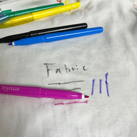 Stylos marqueurs effaçables à l'eau et à la chaleur à pointe de feutre souple non toxique pour tissu et papier