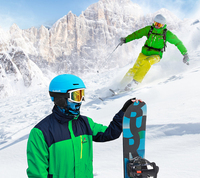 Vente en gros Unisexe Adulte Personnalisé Ski Snowboard Casque De Neige Casco CE ASTM Approuvé Casco De Snowboard Casque De Ski Casque