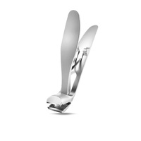 WELLFLYER NC-757 nouveau coupe-ongles incurvé en acier inoxydable coupe-ongles grand coupe-ongles à large ouverture ensemble de manucure