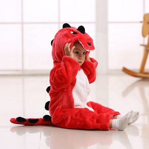TONWHAR venta al por mayor bebé Animal mameluco Kawaii <span class=keywords><strong>Kigurumi</strong></span> mamelucos para niños disfraz de Halloween - Product Image 5