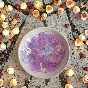 Lentejuelas de Purpurina para Uñas de 8 mm, 500 g, Relleno de Slime de PVC, Confeti de <span class=keywords><strong>Luna</strong></span> y Estrellas, Estilo <span class=keywords><strong>ROMANCE</strong></span>, Portátil para Fiestas, Suministros Promocionales - Product Image 3