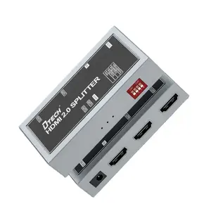 DTECH taşınabilir HDMI 2.0 1X2 Splitter HDCP 2.2 DC 5V 1A güç kaynağı Video ayırıcı 1X2