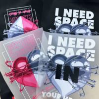 Tupac-Tupac Snoop-Impression de transfert de t-shirt punk rappeur 3D personnalisé