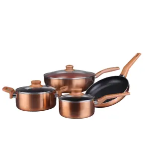 Huishoudelijke Hot Sale 4 Delige Set Keuken Kookgerei Anti-Aanbak Kookgerei Set Inductiebodem Aluminium Pot Kookgerei Set