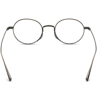 Gafas Borregls de Titanio Puro para Hombre, Montura Redonda de Diseño, Marca Nueva 2025, Ligeras, Estilo Japonés, Modelo 185717